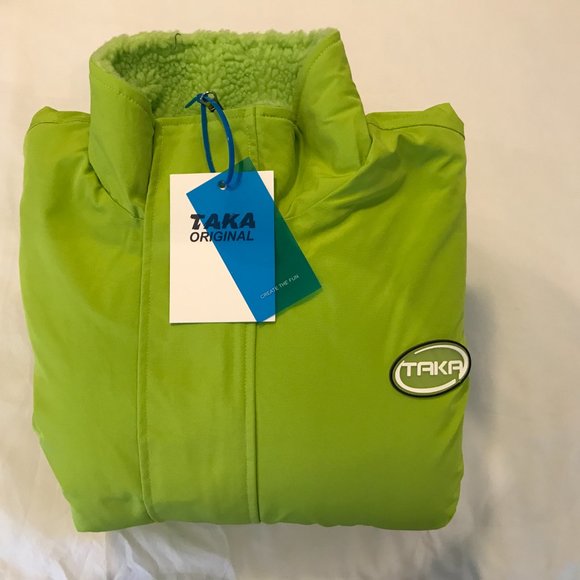 Taka Hayashi TAKA Original daisy floral fleece reversible jacket NEW! With Tags - Picture 2 of 10